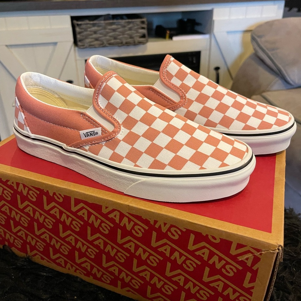 Vans Classic Slip on Rosette Checkerboard